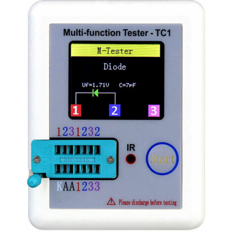 Farbbildschirm-Transistortester, Transistorbatterie-Kalibrierungstester