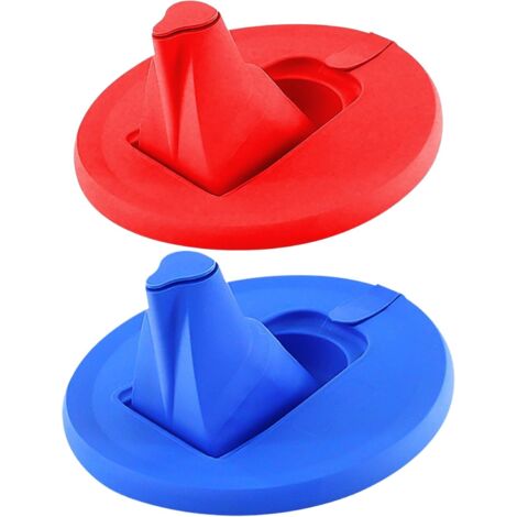 Farbeimerdeckel, Farbdosenausgießer mit Luftloch, 2er-Pack, 17 cm Farbdosenausgießer, staub- und auslaufsicher, für Farbausgießer