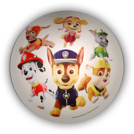 Farbenfrohe Kinderleuchte Deckenschale Ø35cm zauberhaftes PAW PATROL Motiv