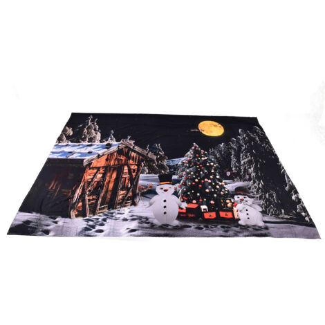 Farbenfroher und weicher Weihnachtswandbehang – Attraktive Dekoration fürs Schlafzimmer