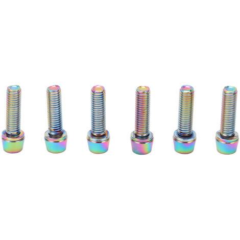 Farbige M5x23mm-Schrauben zur Montage von Flaschenhaltern und Lenkergriffen