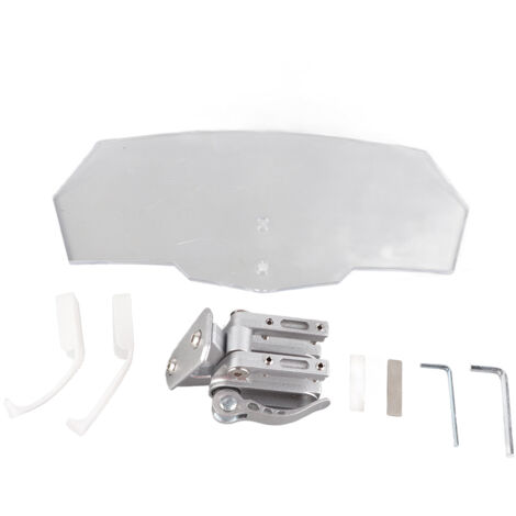 Farbige, transparente Motorradwindschutzscheibe mit glatter Kante, universeller Motorrad-Windabweiser