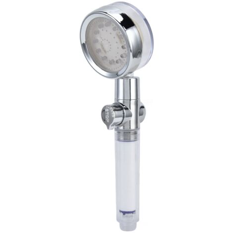 Farbiger LED-Duschfilter mit hydraulischem Druck und manuellem Duschkopf