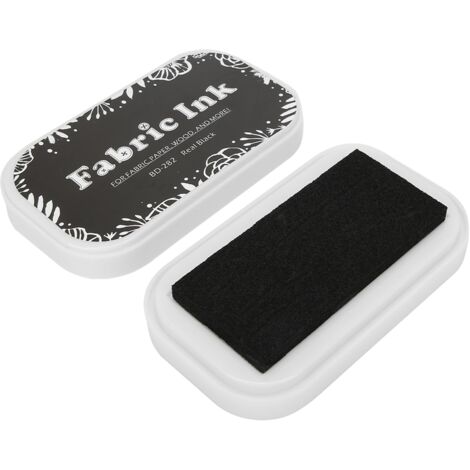 Farbiges Schwamm-Stempelkissen im Restaurierungsstil – DIY-Zubehör für Papier, Seidenpapier und Gummistempel BD-282 Schwarz