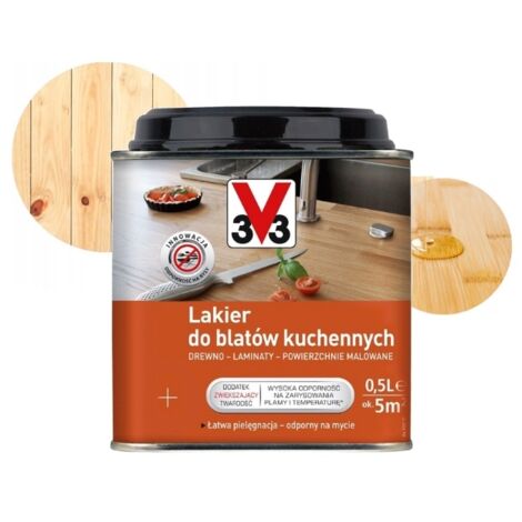 Farbloser Küchenarbeitsplattenlack 0,5l
