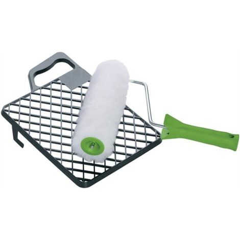 NÖLLE PROFI BRUSH B.240mm Florhöhe 20mm Kern-D.43mm 6mm m.Abstreifgitter