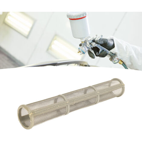 Farbspritzfilter  4-teilig aus Polycarbonat und Eisen  30 Mesh, 18 x 3 cm  Universell einsetzbar, leicht zu reinigen