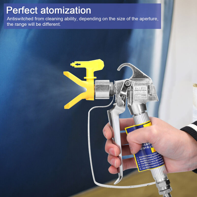 Image of Farbspritzpistole, Farbspritzgerät, gelbe Düsenpistole, Airless-Spritzgeräte-Zubehör