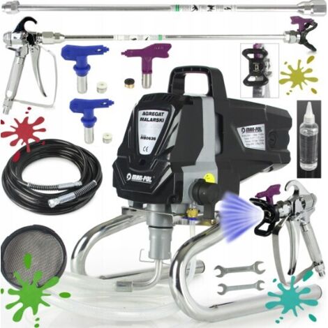 Farbsprühgerät Hochdruck Farbsprühsystem Airless Farbspritzgerät Spritzpistole 1100 W