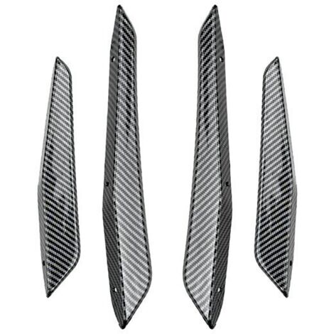 Farbvariante: Carbonfaser-Optik Material: ABS Seitlicher Frontstoßstangendiffusor mit Nebelscheinwerfern