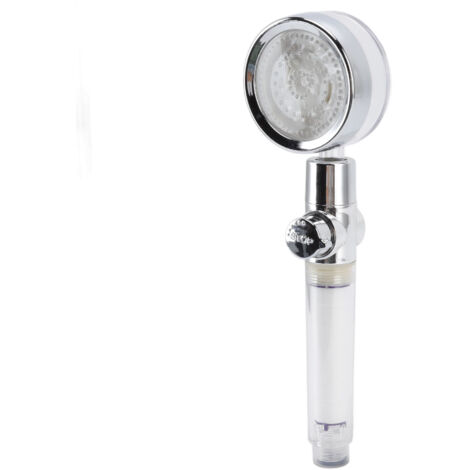Farbwechselnder LED-Duschkopf mit Filter und Temperaturregelung