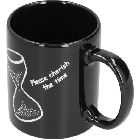 Farbwechselnder, wärmeempfindlicher Keramik-Kaffeebecher, 200–300 ml, für Büro und Zuhause