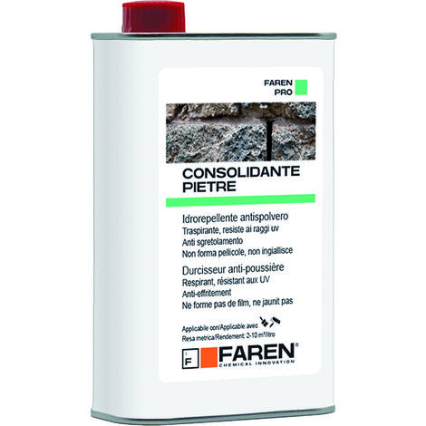 Faren CONSOLIDANTE PIETRA IDROREPELLENTE ANTISPOLVERO A BASE SOLVENTE lt. 1