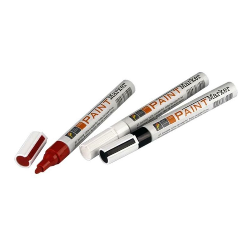 Stylo Marqueur Indélébile Couleur Rouge Faren