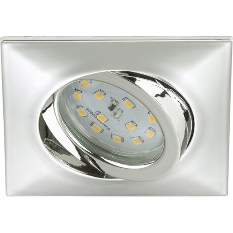 Faretti da incasso diametro 7,5cm 5W colore satinato 3000k luce calda