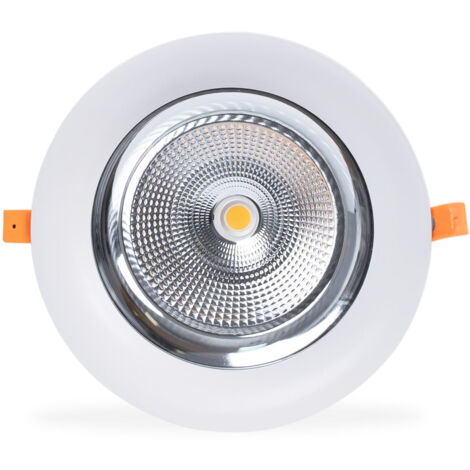 Faro LED incasso 30W, foro ø200-210, UGR19, 110lm/W, OSRAM LED - Dimmerabile