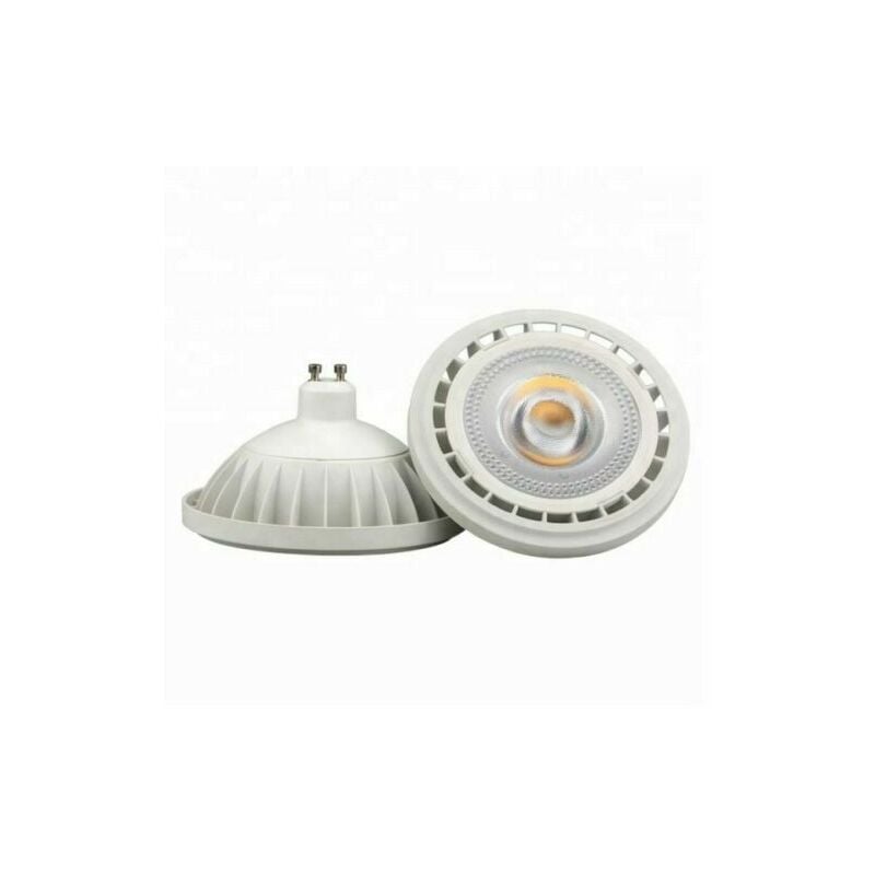 Faretto Lampada Incasso da 20W led cob AR111 attacco GU10 luce 1800Lm 60GRADI 20 - Bianco Caldo