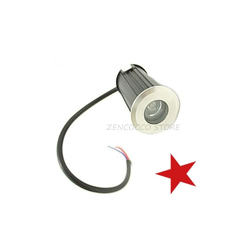 Image of Faretto 3W segnapasso calpestabile led 12V cob 60° impermeabile ip68 100LM Bianco Naturale