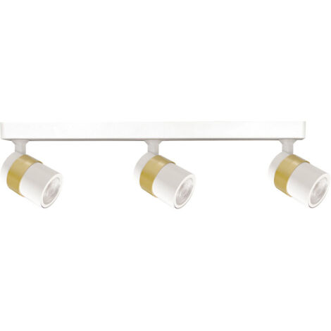 Faretto a barra Anillo 3xGU10 bianco/oro Light Prestige