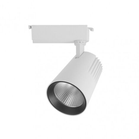 Faretto a binario 20w 4000k telma white 1800lm 36º orientabile 330º regx15,5x8,2 cm