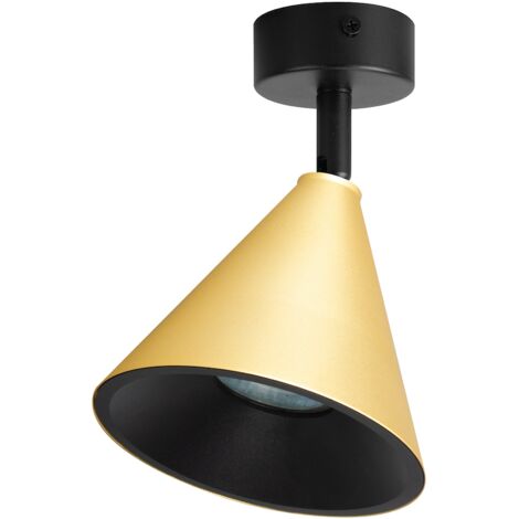 Faretto a cono dorato 1xGU10