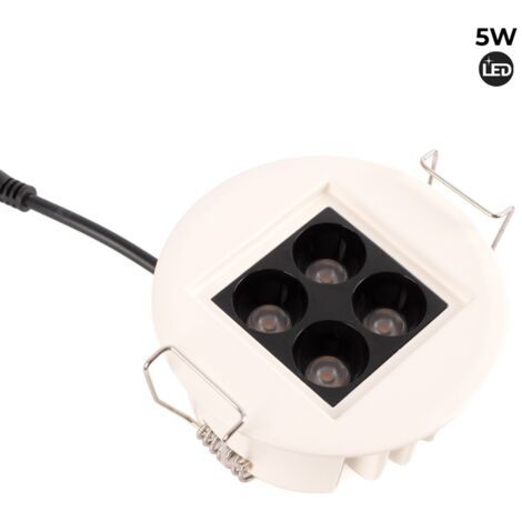 Faretto a led 5W 24º UGR18 OSRAM Chip - Bianco Neutro