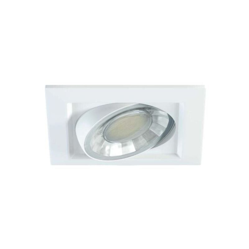 Faretto a led da incasso quadrato orientabile Dimmerabile 8W IP44 4000K
