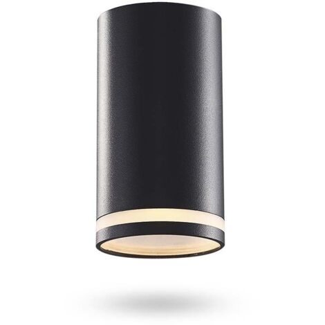 Faretto a soffitto tubo nero 1xGU10 Videx Carmelo