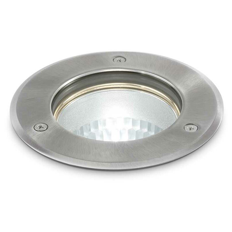 Iperbriko - Faretto ad incasso acciaio d 120 x h