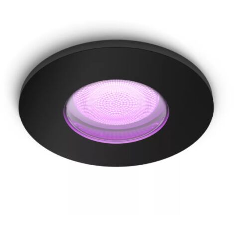 Faretto ad incasso led bluetooth philips hue xamento 5.7w 2000-6500k nero - 32083300