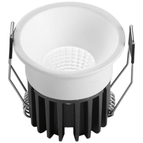 "Faretto ad incasso LED COB QUARK in alluminio bianco con funzione CCT 8W"