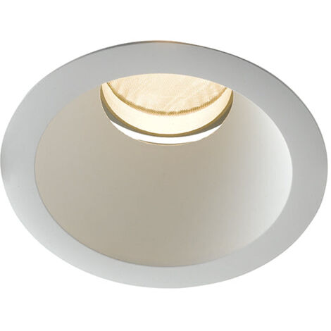 "Faretto ad incasso LED ELITE bianco con luce spot orientabile antiriflesso W 3000K (luce calda)"