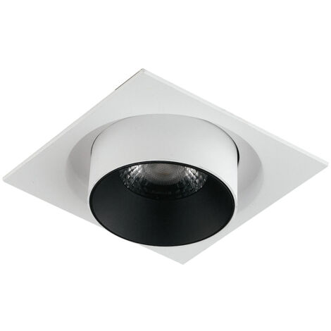 "Faretto ad incasso LED OUTSIDER bianco opaco con luce spot e testa estraibile ed orientabile 30W 4000K (luce naturale)"