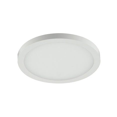 "Faretto ad incasso LED PLUS in alluminio bianco opaco effetto plafoniera 8W 4000K (luce naturale) IP40"