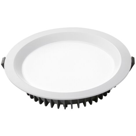 "Faretto ad incasso LED TRON 30W bianco antiabbagliamento con CCT 23x5.6 cm. IP40"