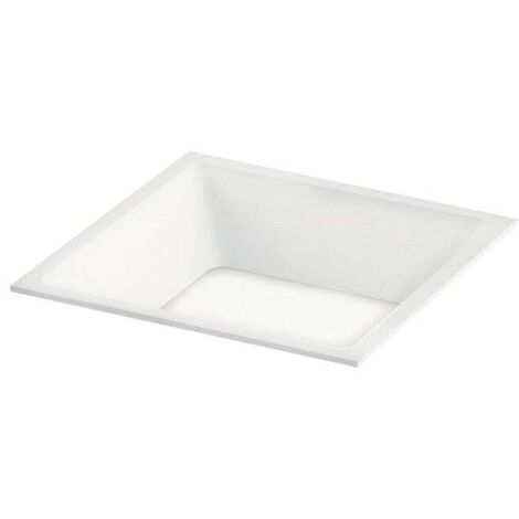 "Faretto ad incasso LED XANTO quadrato bianco con luce antiflesso 12W 4000K (luce naturale) 11x4.7 cm."