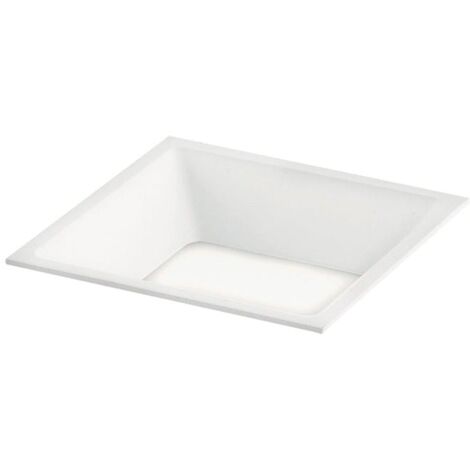 "Faretto ad incasso LED XANTO quadrato bianco con luce antiflesso 12W 5000K (luce fredda) 11x4.7 cm."
