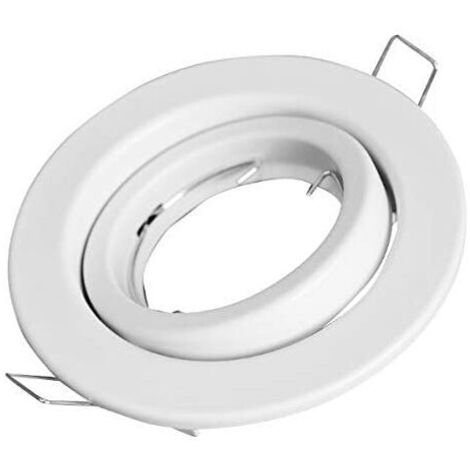 Faretto ad incasso Nobile orientabile portalampada GU10 Bianco 4112/H/BI