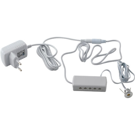 "Faretto ad incasso STARLIGHT bianco. argento in alluminio 0.2 W 330 Lumen 4000K (luce naturale)"