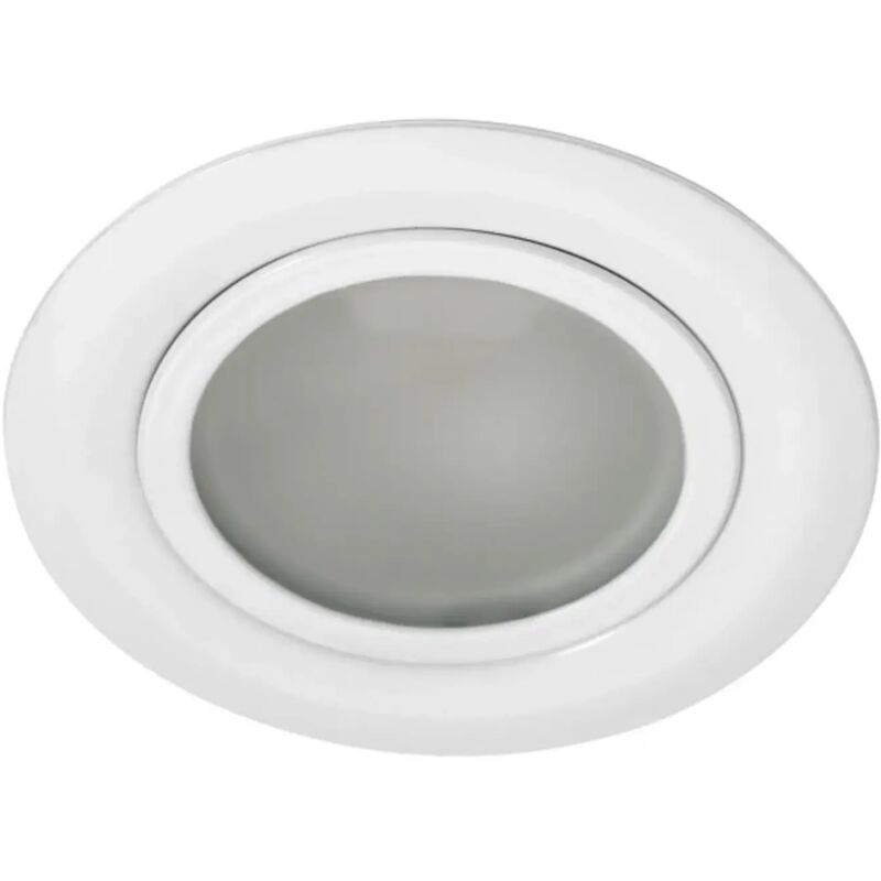 Mobili Da Incasso Per Bagno.Faretto Alogeno Da Incasso Per Mobili 12 Volt 60 Mm Ce G4 Ip20 Bianco Fisso Interno Kan 00810