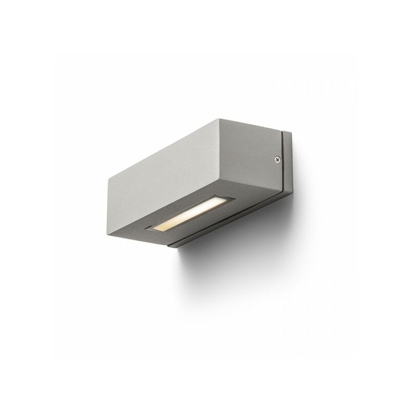 Image of Rendl Light - Faretto applique woop da parete grigio argento 230V R7s 78mm 48W IP54