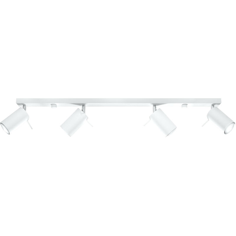 

Sollux Lighting - Faretto Barre Incasso 4 Luci Bianco GU10 Barras de foco Flush 4 Light White GU10