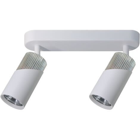 Faretto bianco cromato 2xGU10