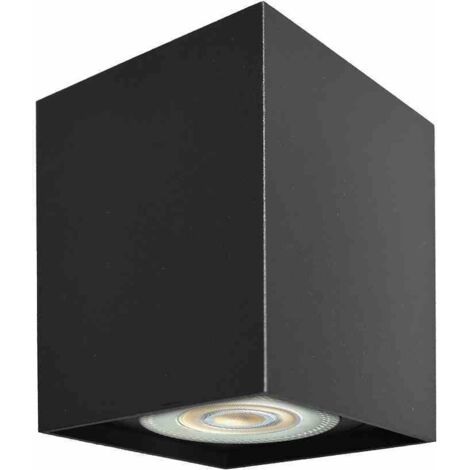 Faretto Bima Quadrato Nero 1xGU10