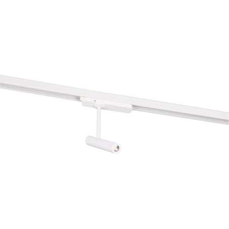 Faretto binario 3F LED 12W 3000K bianco PISTOL Maxlight