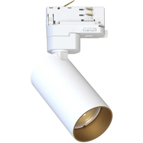 Faretto binario CTLS Mono bianco oro orientabile GU10