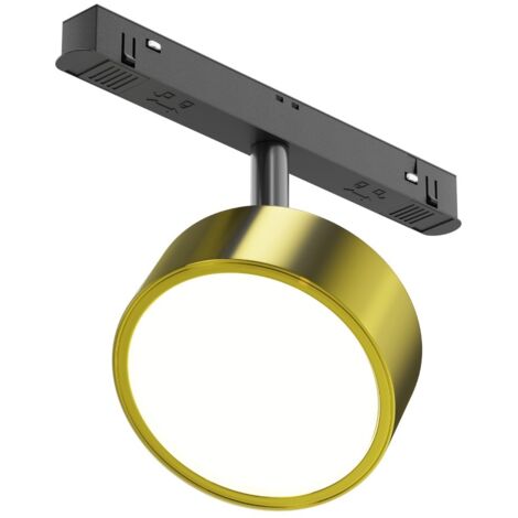 Faretto binario nero rotondo LED 18W 3000K RADO Maytoni