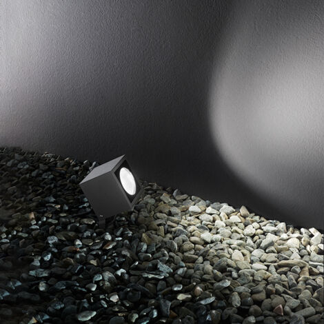 Faretto Capsule per esterni LED 20W 1524LM 3000K IP65 in alluminio colore grafite