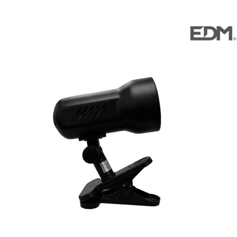 Faretto con clip Colore Nero e27 modello Galaxy 60w EDM