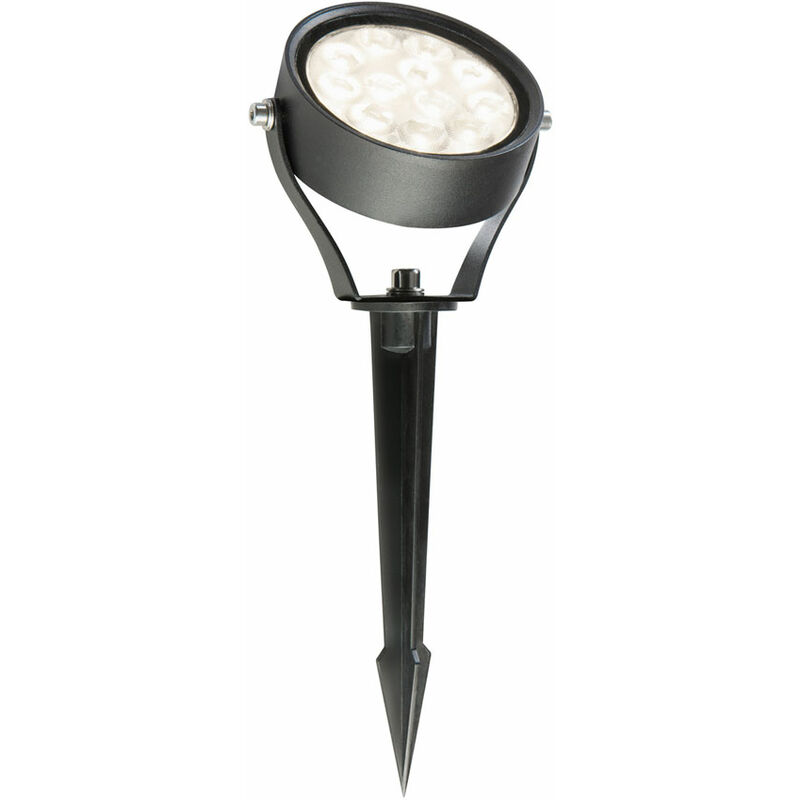 Faretto led 9w da esterno con picchetto luce